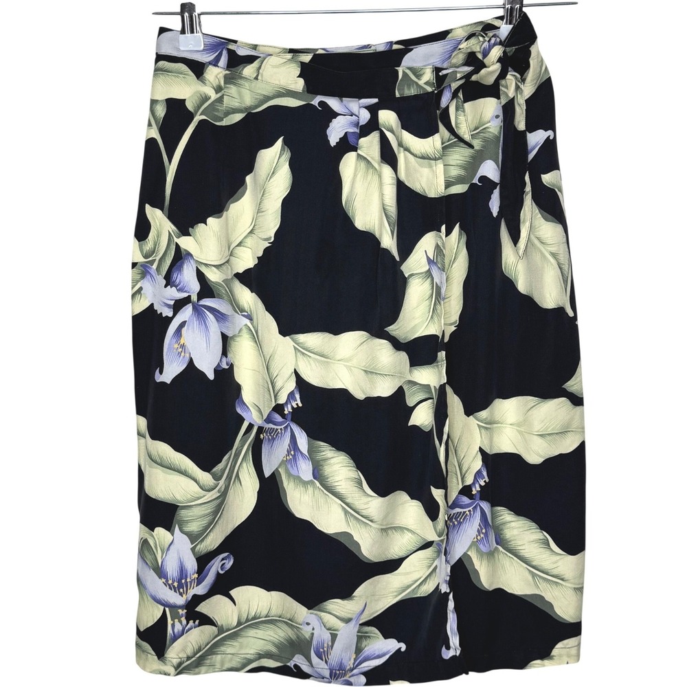 Tommy Bahama Silk Hawaiian Wrap Skirt‎ Size 4